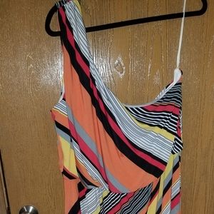 One Shoulder Maxi Dress